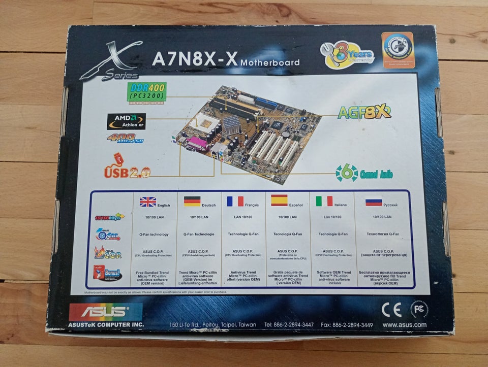 Motherboard, ASUS, A7N8X-X