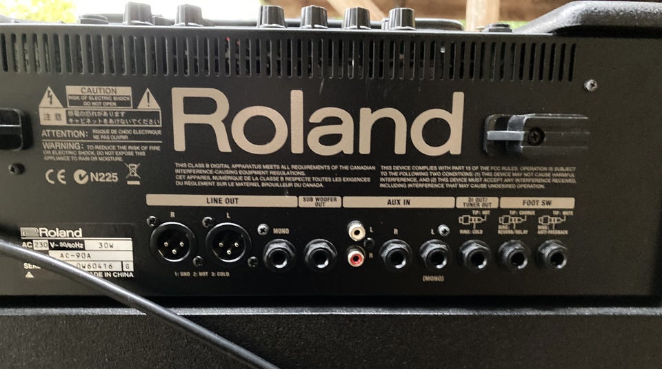 Guitar/sang Combo, Roland AC-90