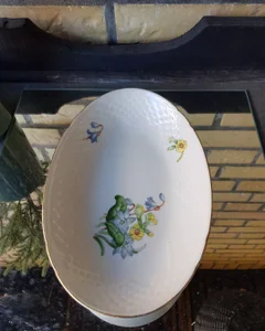 Porcelæn Vintage fad fra Bing og