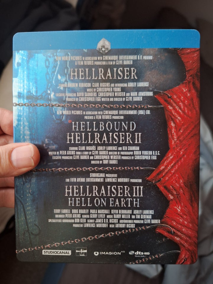 Hellraiser I-III Blu-ray