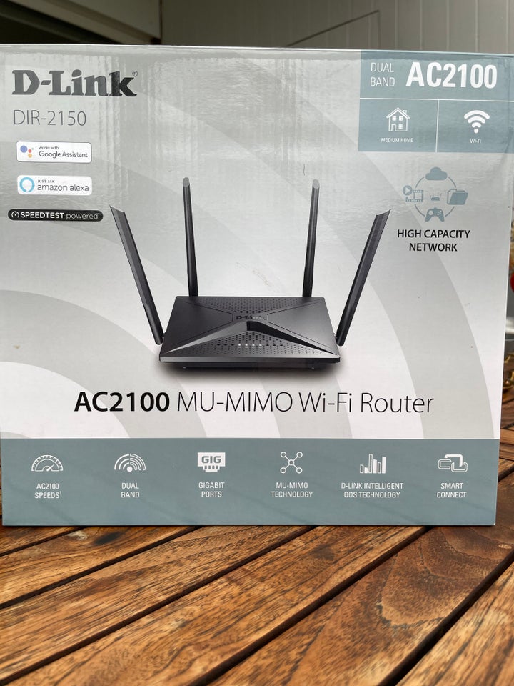 Router, wireless, AC2100