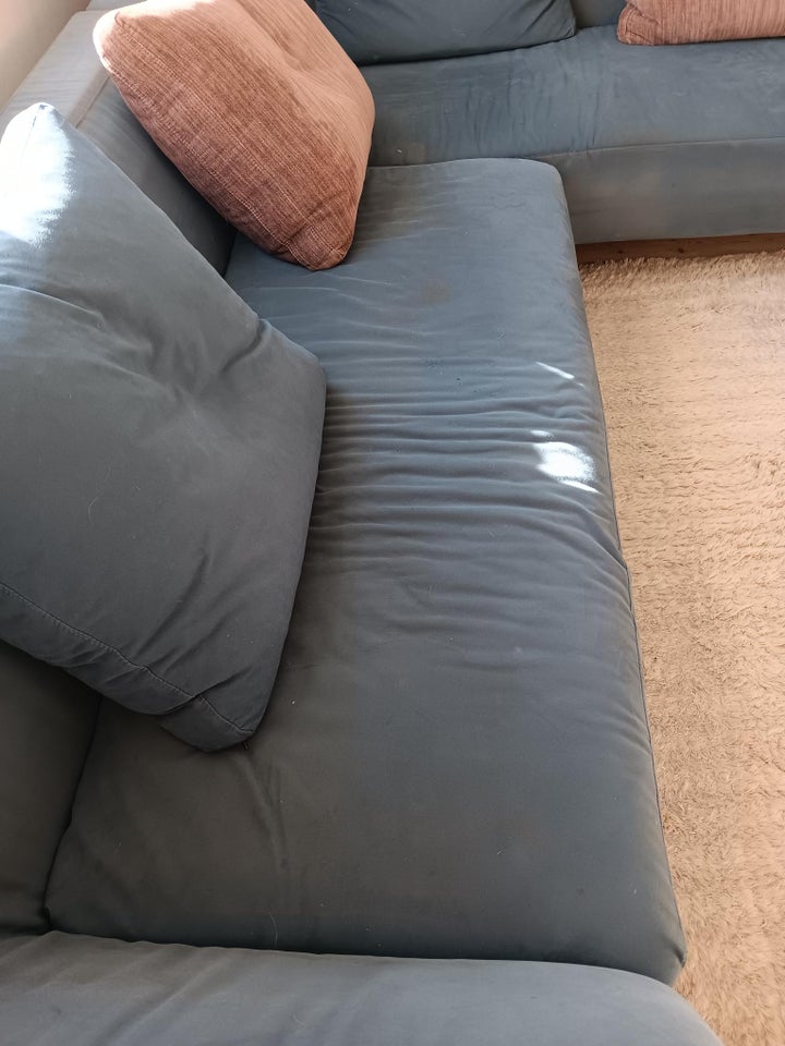 Hjørnesofa alcantara 5 pers