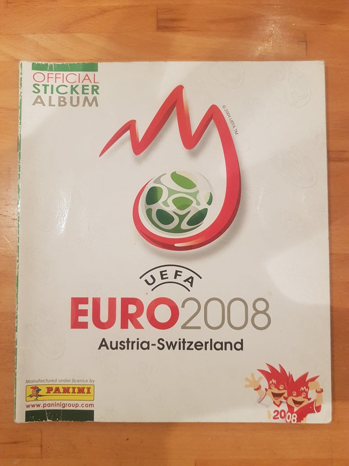 Klistermærker Panini Euro 2008