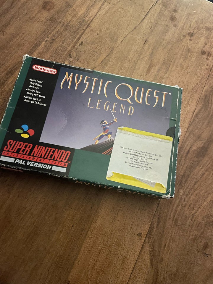 Mystic Quest i org. Kasse, Super