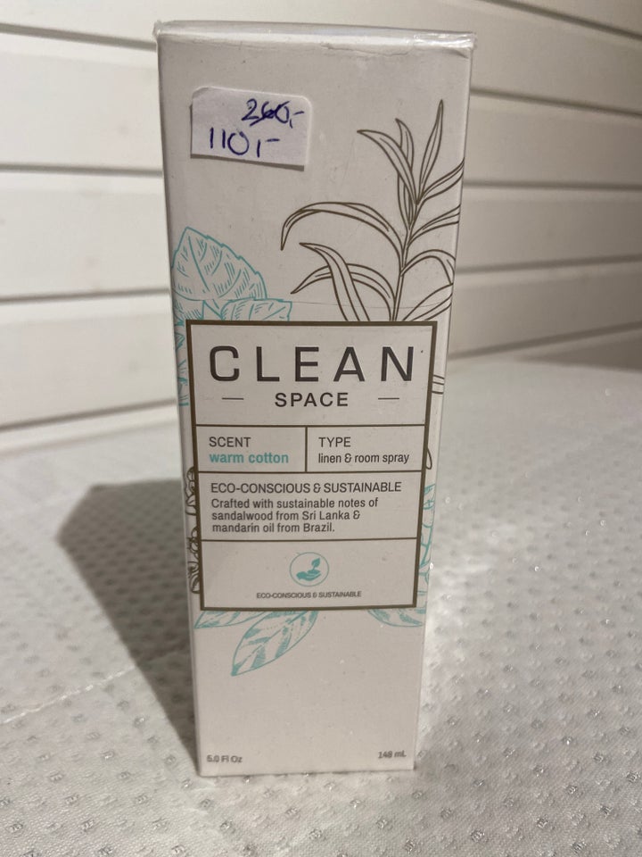 CLEAN linen  room spray, CLEAN