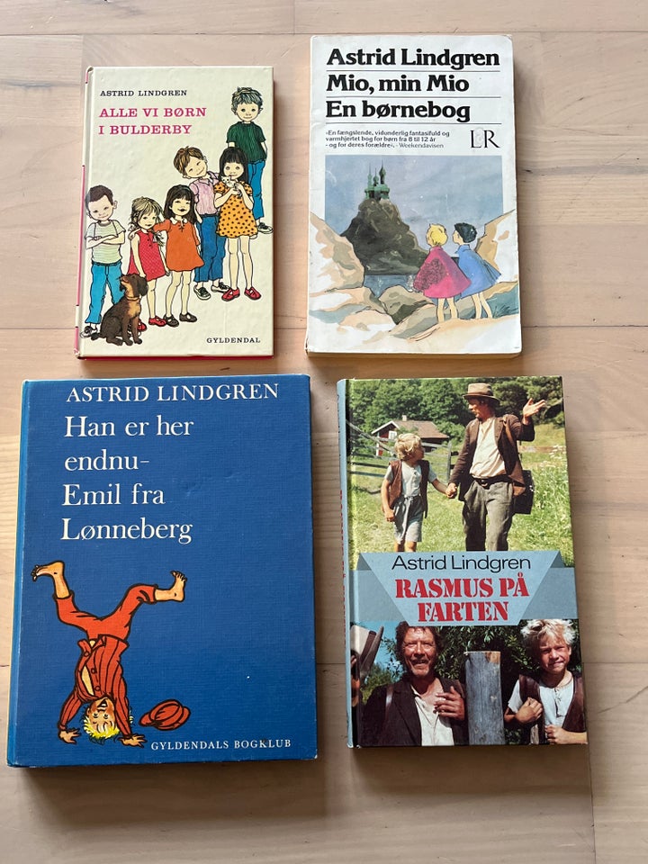 4 BØGER AF ASTRID LINDGREN, ASTRID