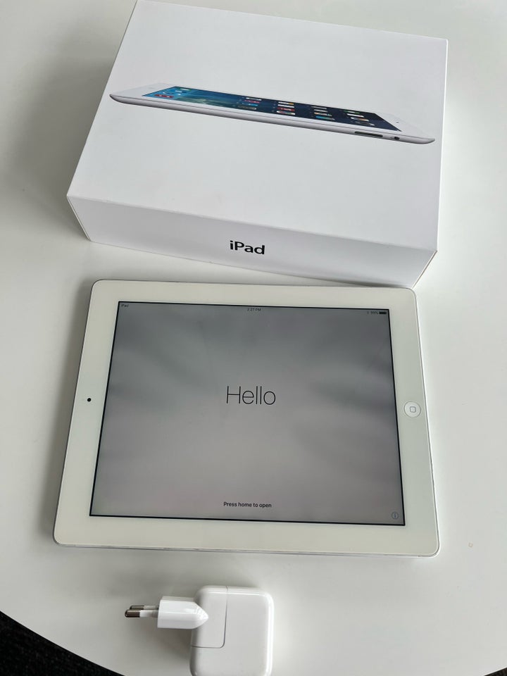 iPad 4, 16 GB, hvid