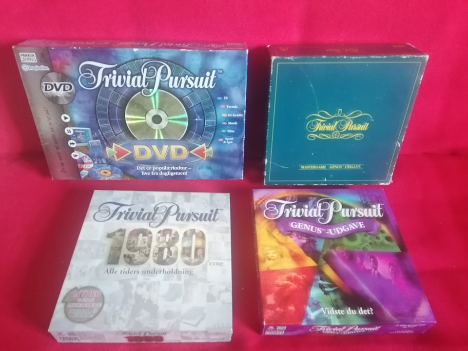 Trivial Pursuit med DVD- 4 spil,