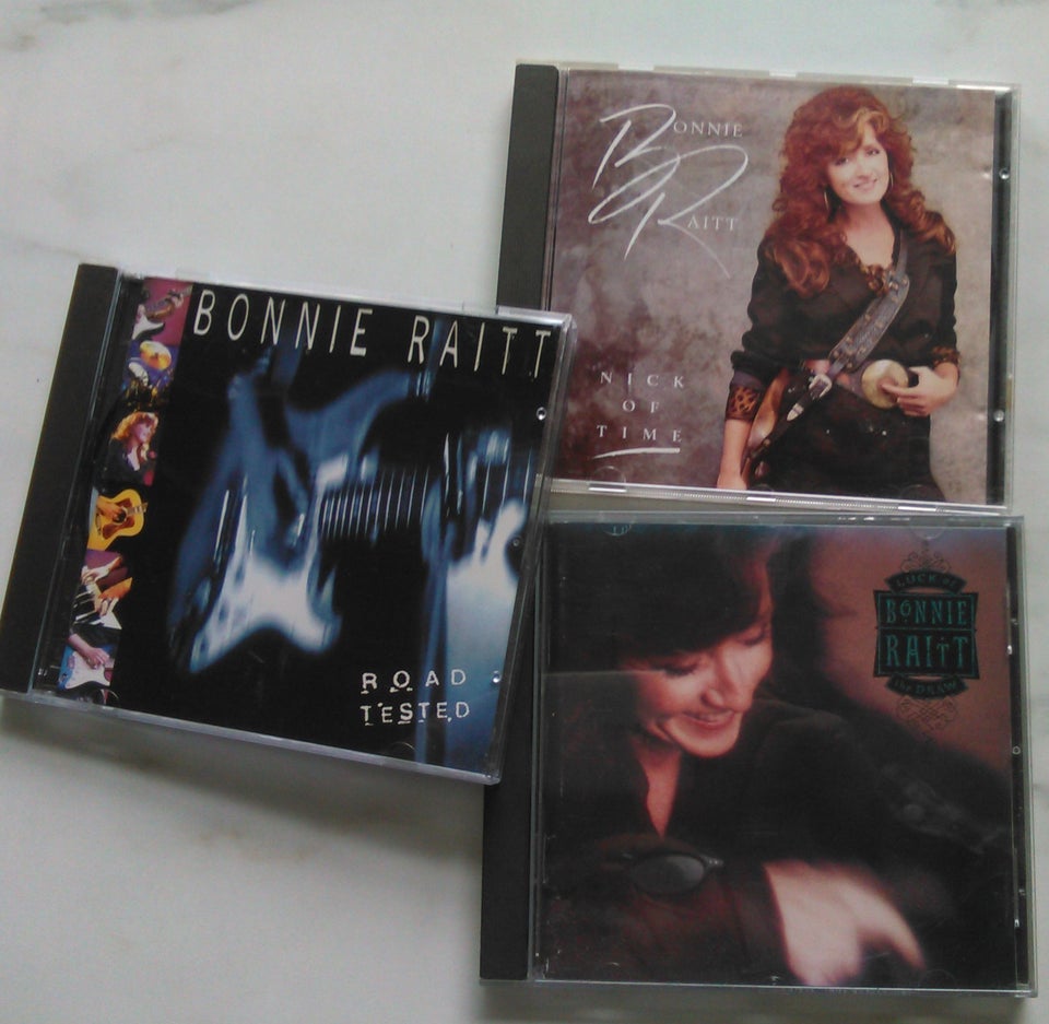 BONNIE RAITT: 3 titler – Stk. 25 kr.,