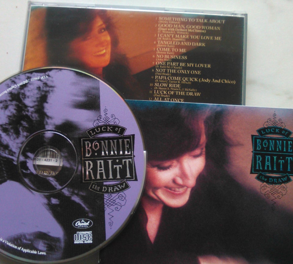 BONNIE RAITT: 3 titler – Stk. 25 kr.,