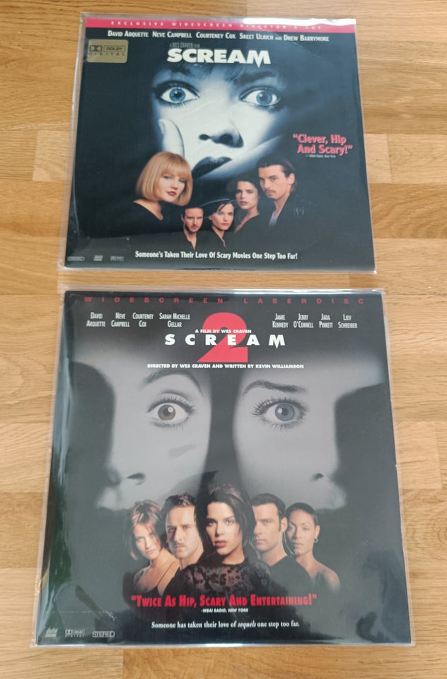 Scream 1  2, instruktør Wes craven,