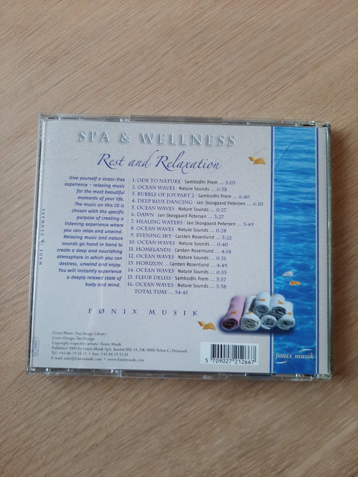 Fønix musik: Spa and wellness,