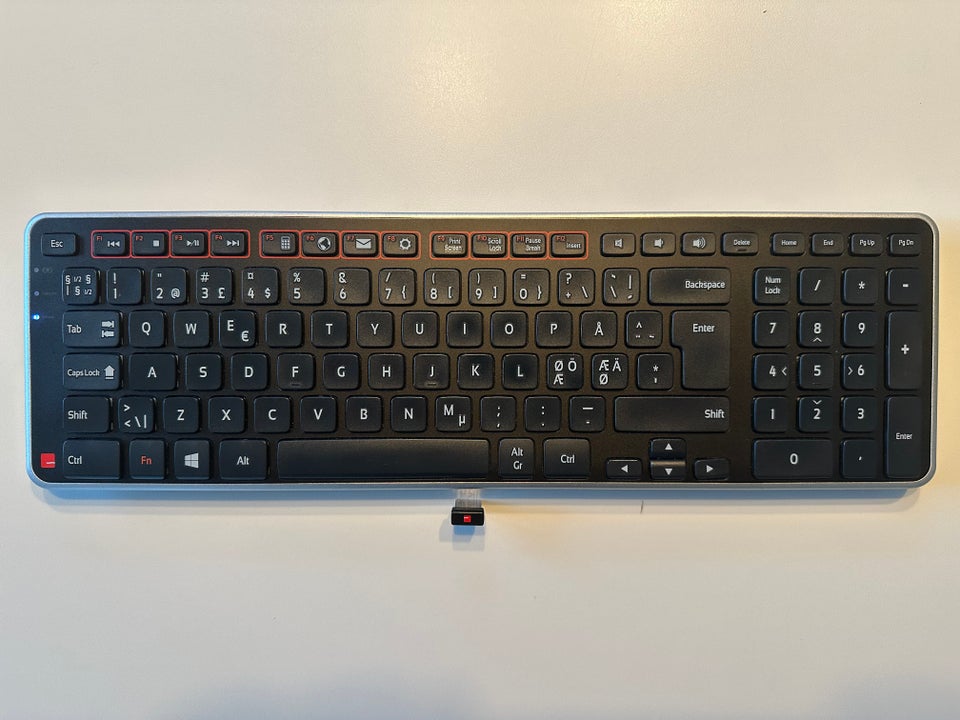 Tastatur, trådløs, Contour