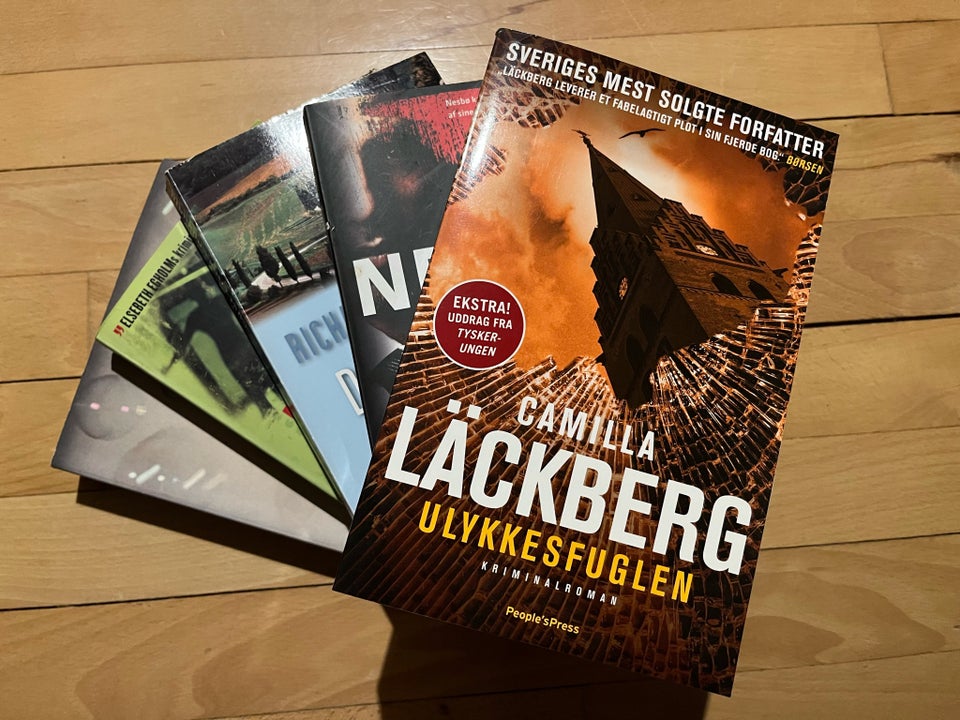 5 gode bøger, Nesbø, Lackberg mf