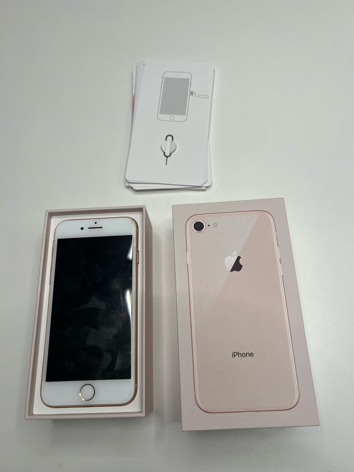 iPhone 8, 256 GB, guld