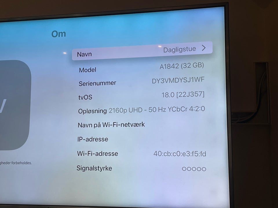 Apple tv 4K 32gb, Perfekt