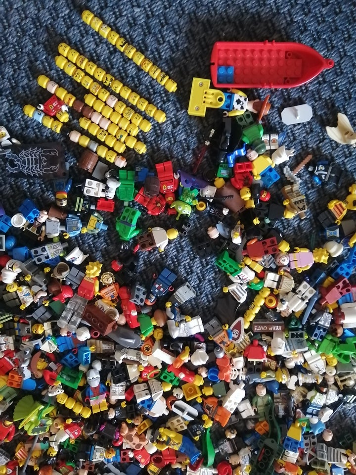 Lego blandet, 38 kilo lego