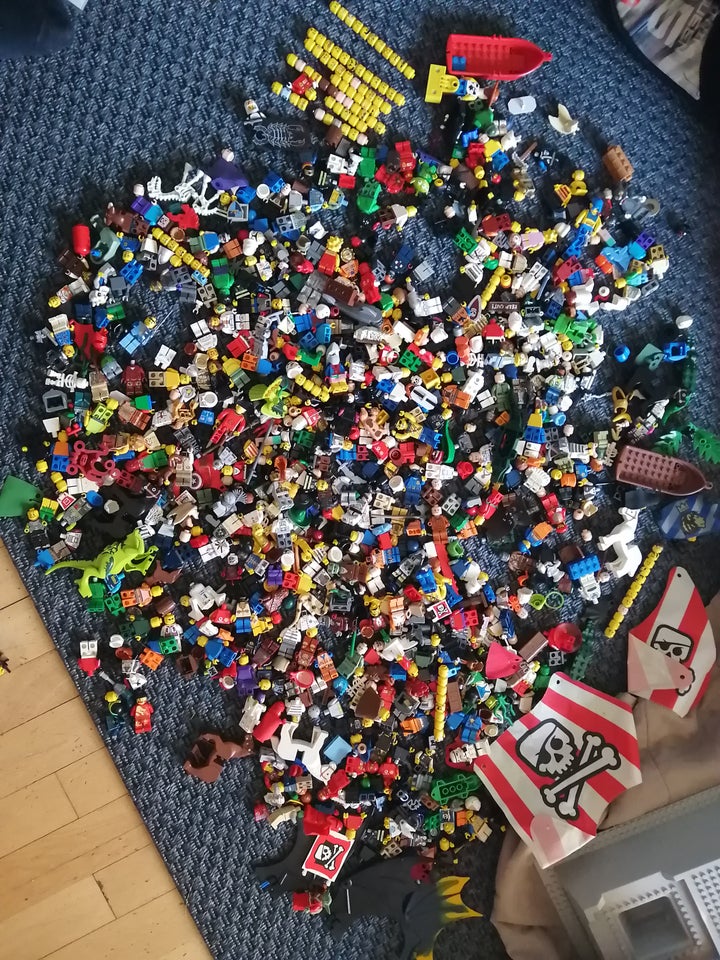 Lego blandet, 38 kilo lego