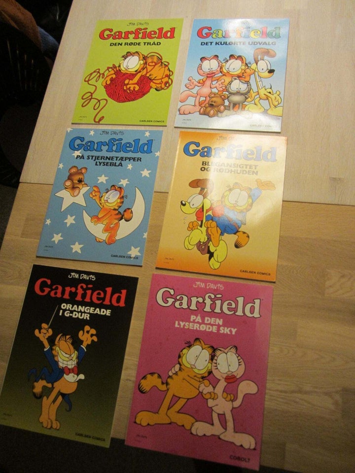 Garfield farvealbum 1-24 komplet