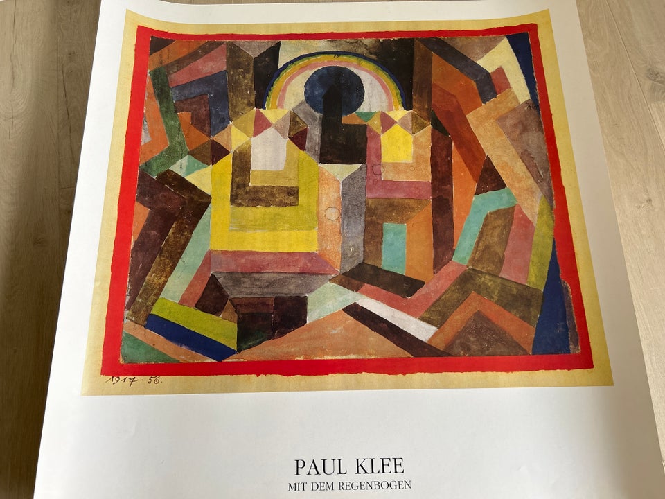 Plakat Paul Klee motiv: Mit Dem