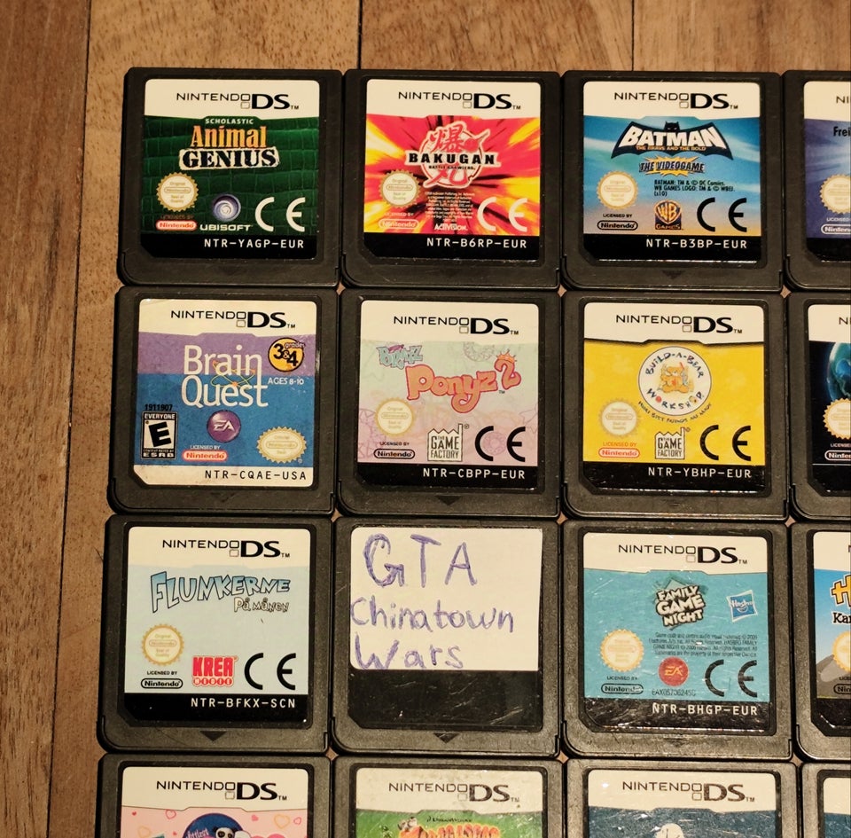 Blandede Nintendo DS Spil -