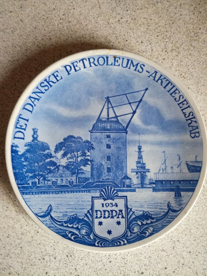 Porcelæn platter Det Danske