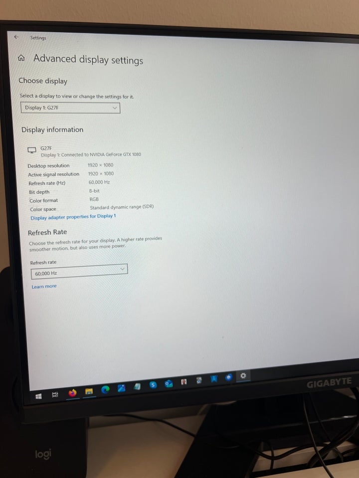 Gigabyte fladskærm Gaming Skærm