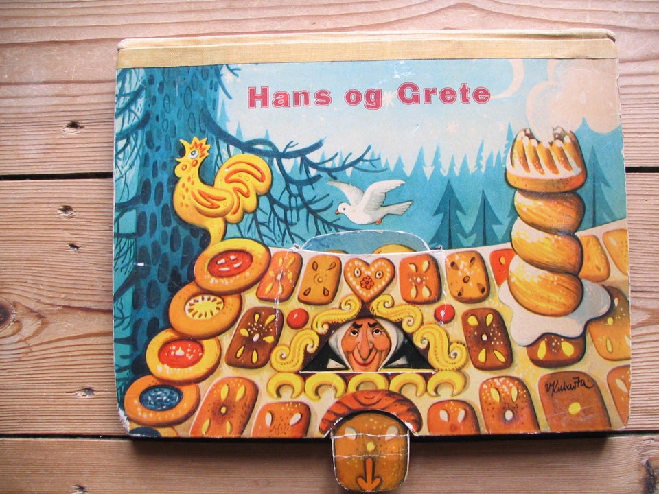 Hans og Grete som folde-ud-bog