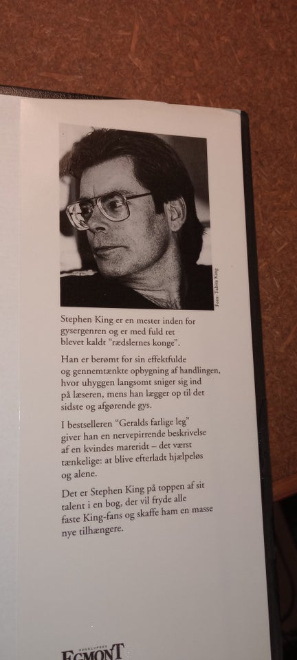 Geralds farlige leg, Stephen King,