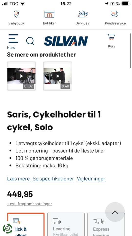 Cykelholder, Saris cykelholder