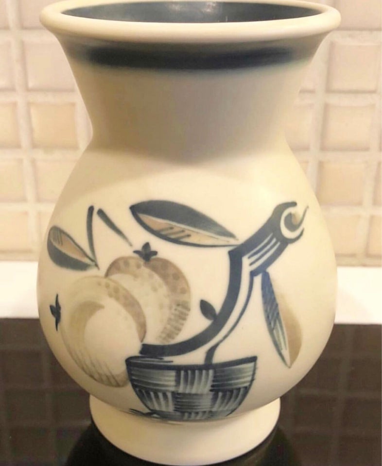 Porcelæn Vase Aluminia