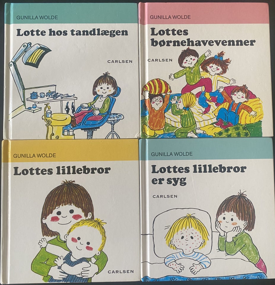 5 bøger med Lotte, Gunilla Wolde