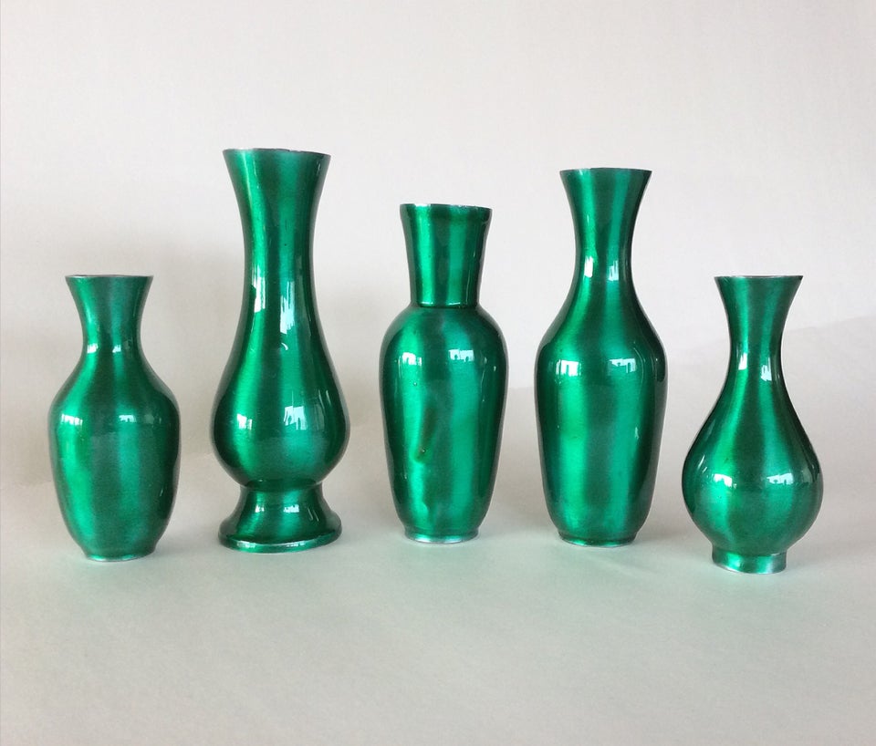 Vase / lysestage / metalvase