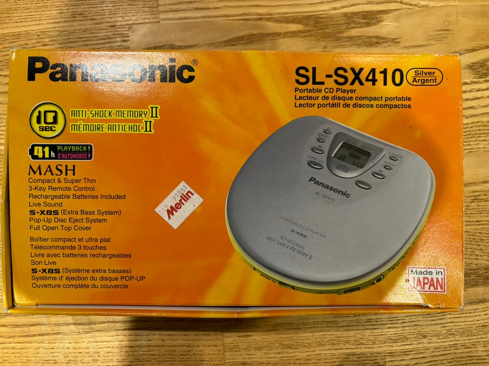 Discman, Panasonic, SL-SX410