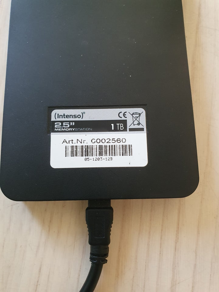 Intenso ekstern 1000 GB