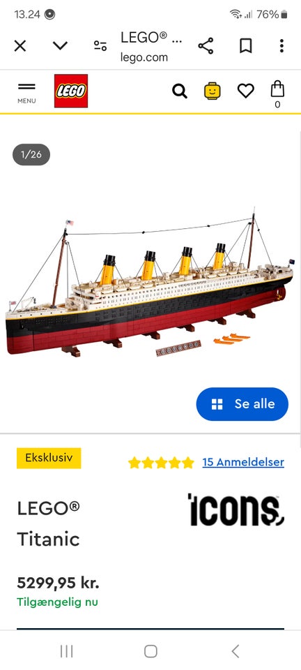 Lego andet Titanic