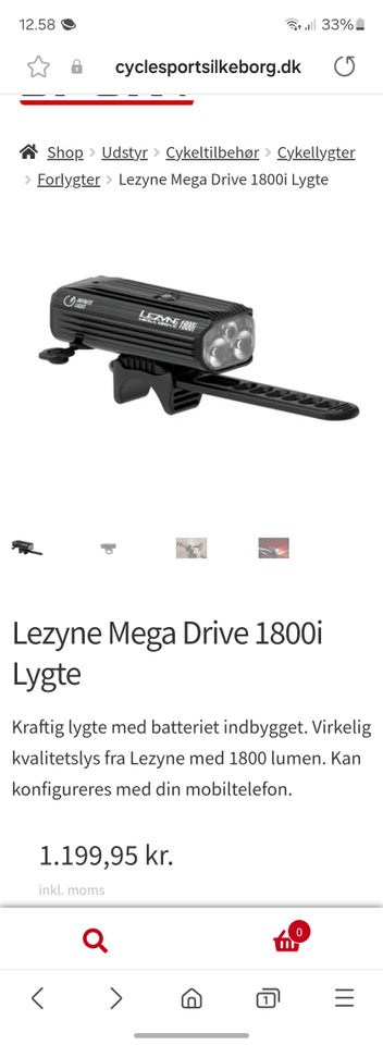 Cykellygter, Lezyne megadrive