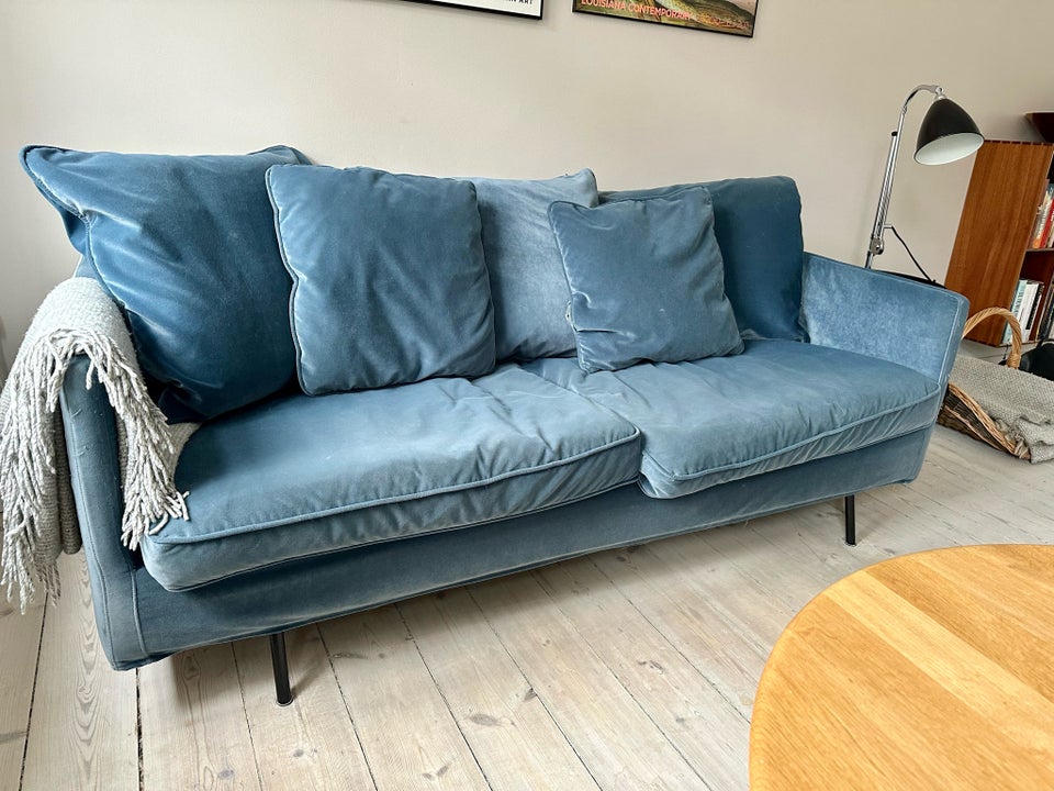 Sofa, velour, anden størrelse