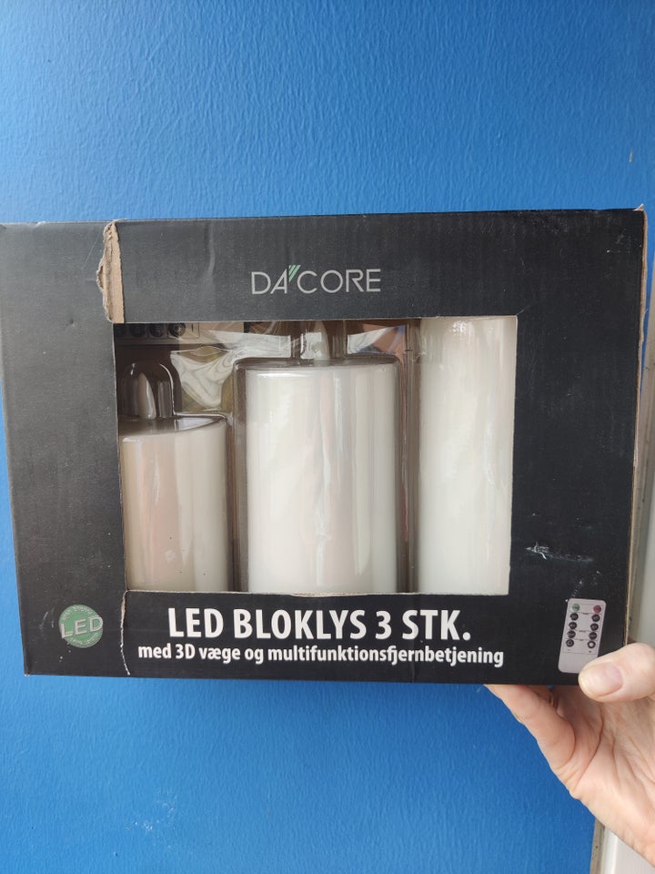 Led stearinlys Dacore