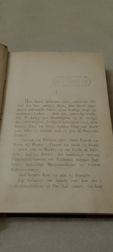 Niels Lyhne Førsteudgaven 1880, J.