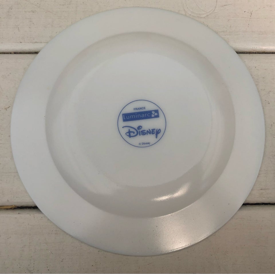 Porcelæn, 2 ens Disney tallerkner