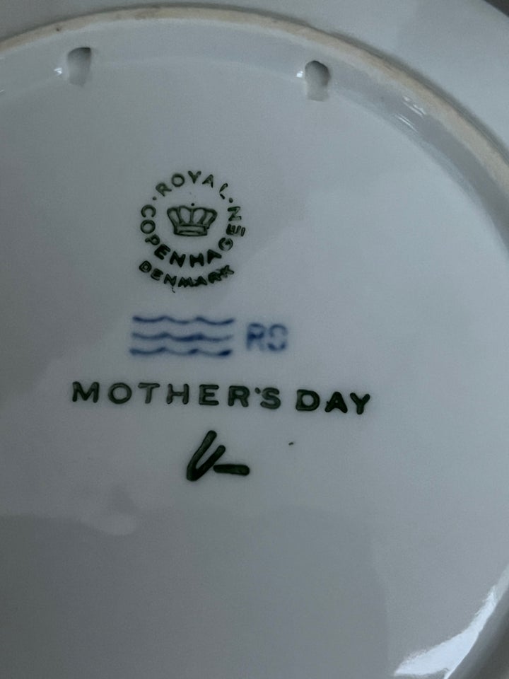 Porcelæn, Mors dag platte, Royal