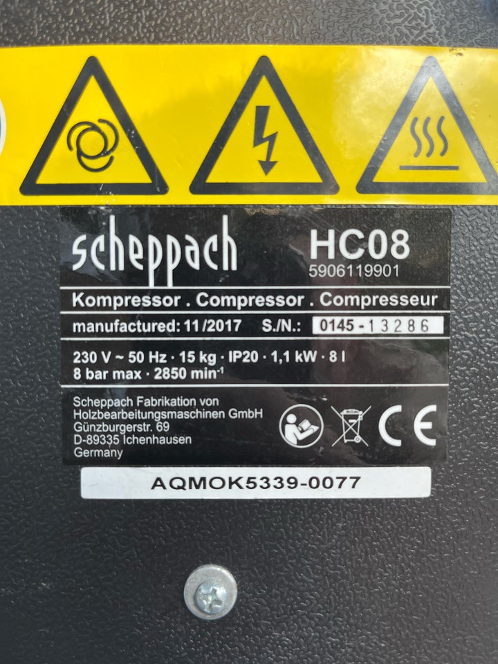 Kompressor, Scheppach