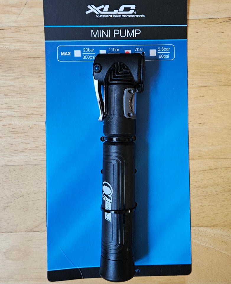 Cykelpumpe XLC mini pump ALPHA med