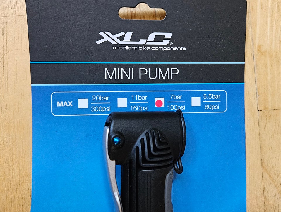 Cykelpumpe XLC mini pump ALPHA med