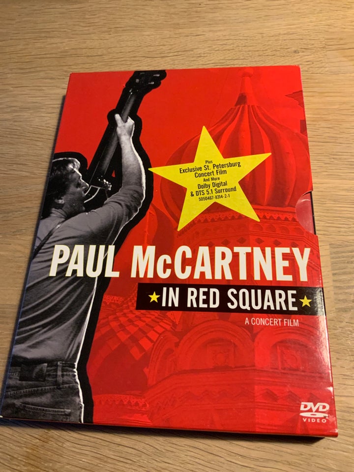 Paul McCartney: In red square, a