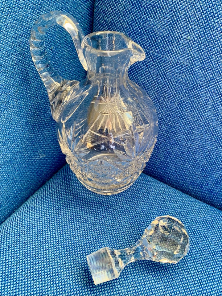 Glas, Krystal karaffel, Vintage