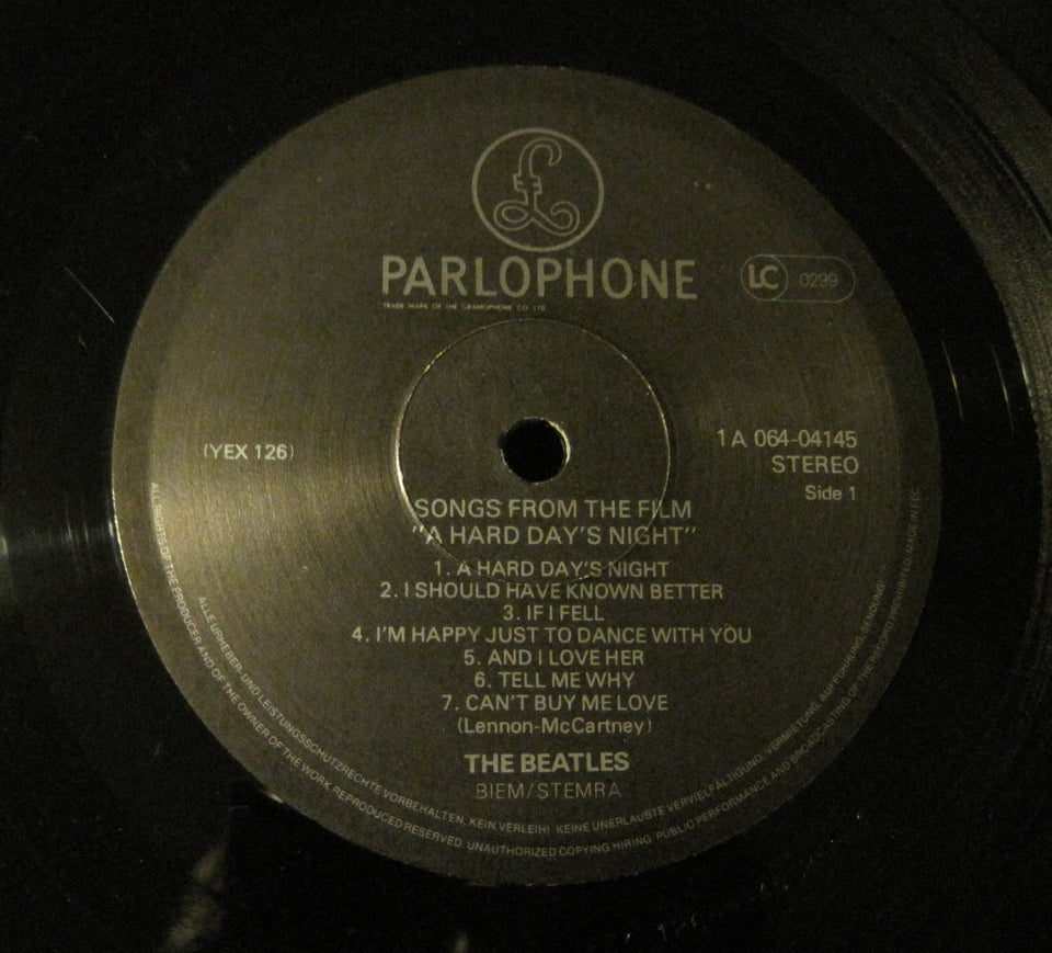 LP, The Beatles, A HARD DAY`S NIGHT