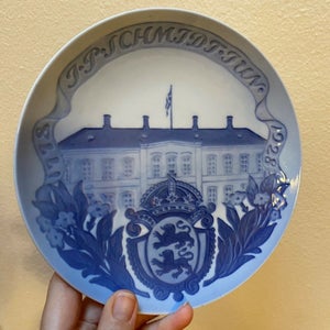 Porcelæn Mindeplatte Royal