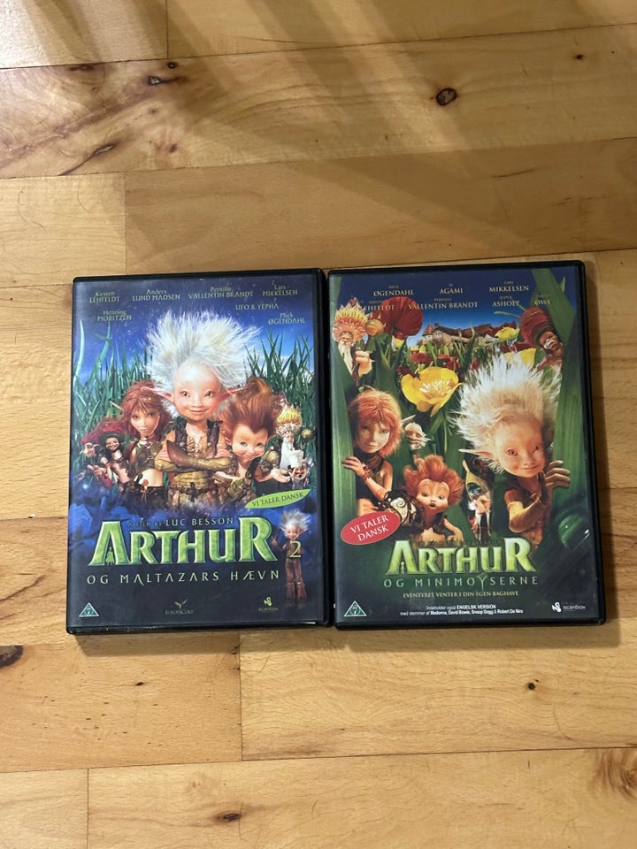 Arthur og minimoyserne  DVD